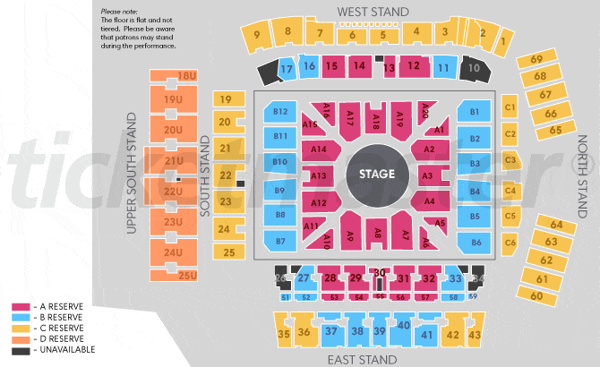Key Arena Adele Seating Chart